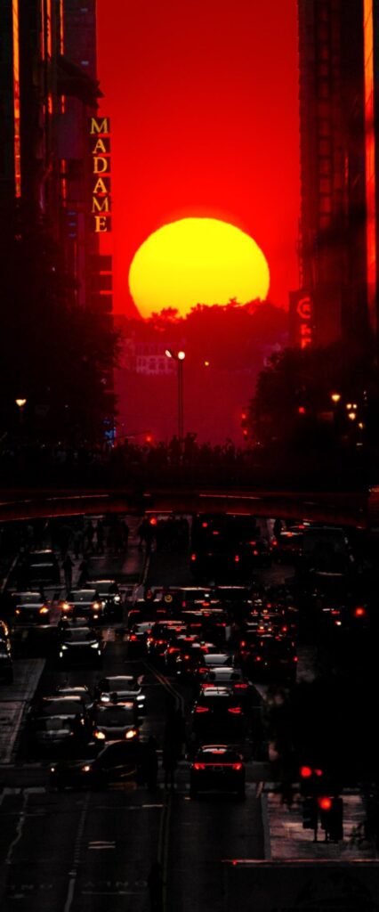 Manhattanhenge Wallpaper iPhone