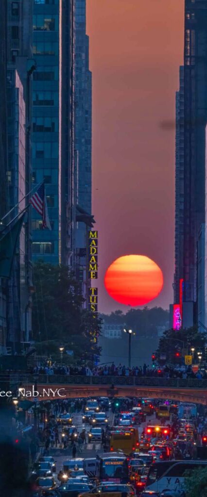 Manhattanhenge iPhone Wallpaper HD