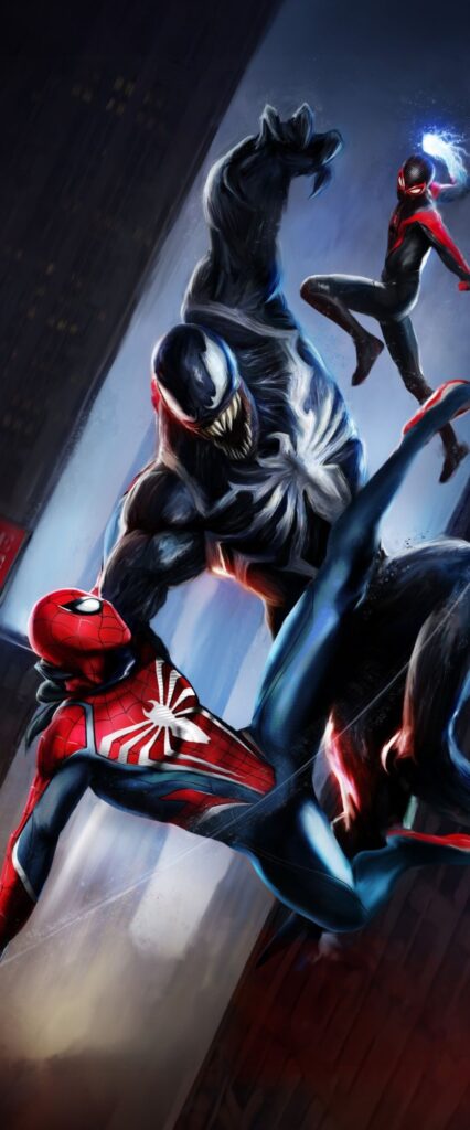 Marvel's Spider Man 2 Venom Wallpaper For iPhone 15