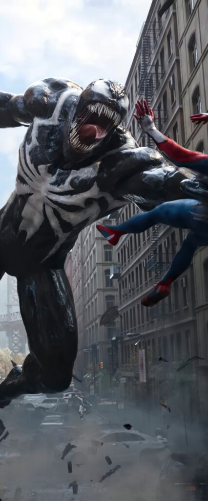 Marvel's Spider Man 2 Venom Wallpaper For iPhone