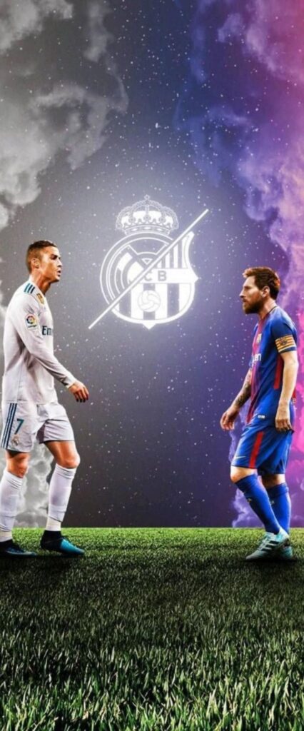 Messi and Ronaldo Wallpaper iPhone