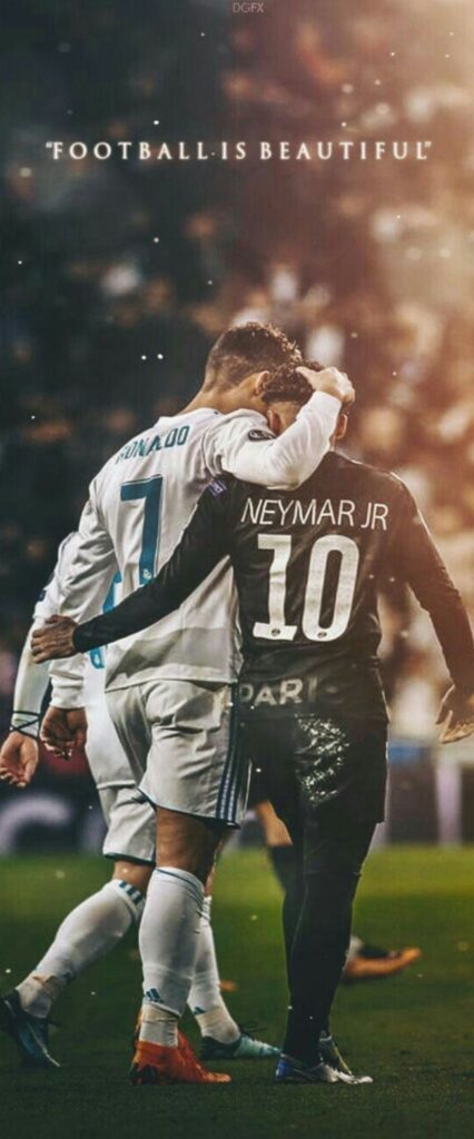 Messi and Ronaldo iPhone Wallpaper