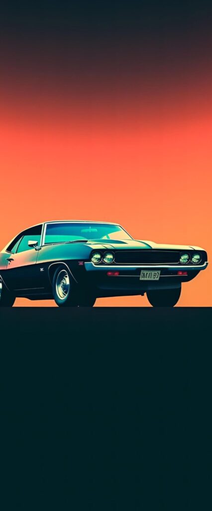 Muscle Car Wallpaper For iPhone X