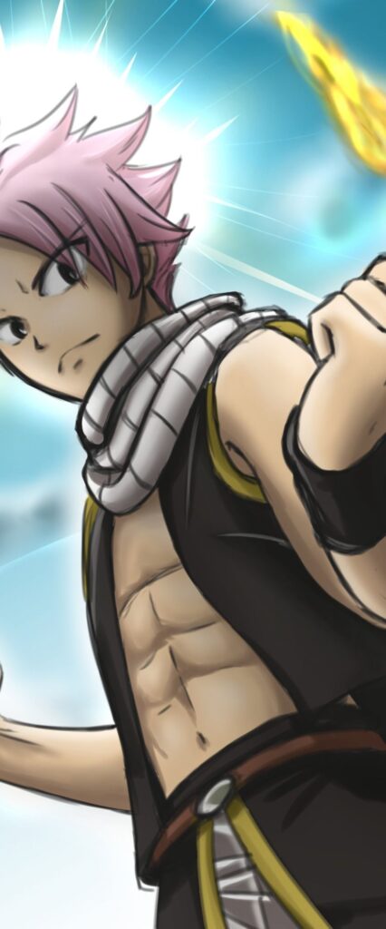 Natsu Dragneel HD iPhone Wallpaper