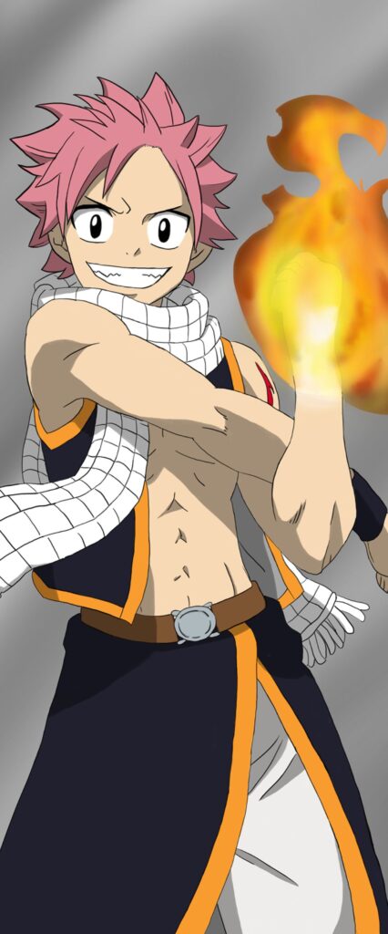 Natsu Dragneel Wallpaper 4k For iPhone