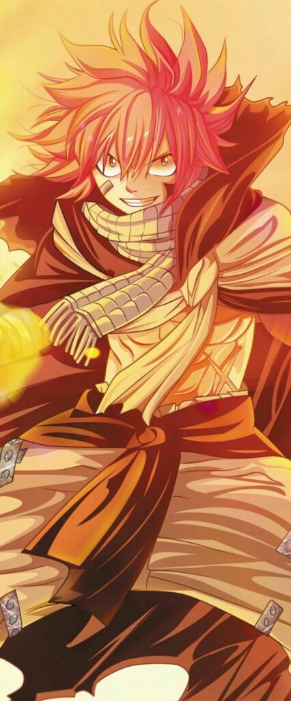 Natsu Dragneel iPhone Wallpaper 4k