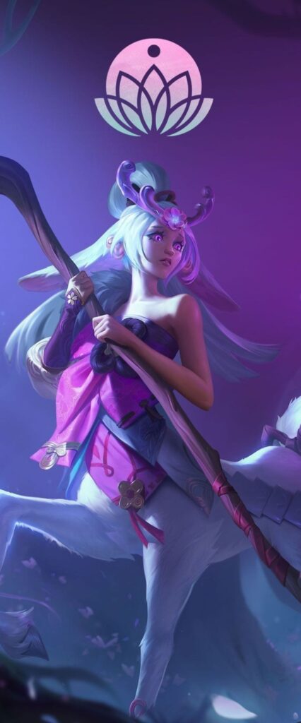 Nightbringer Lillia iPhone Wallpaper