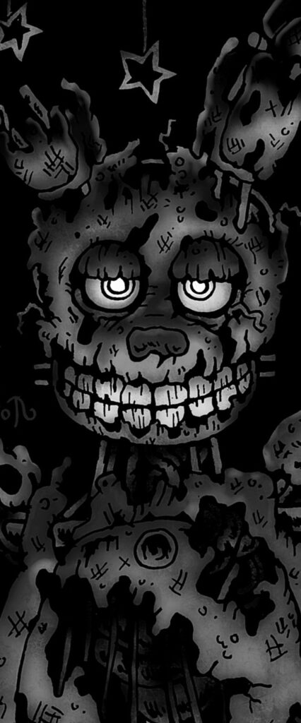 Nightmare Bonnie Wallpaper For iPhone 12