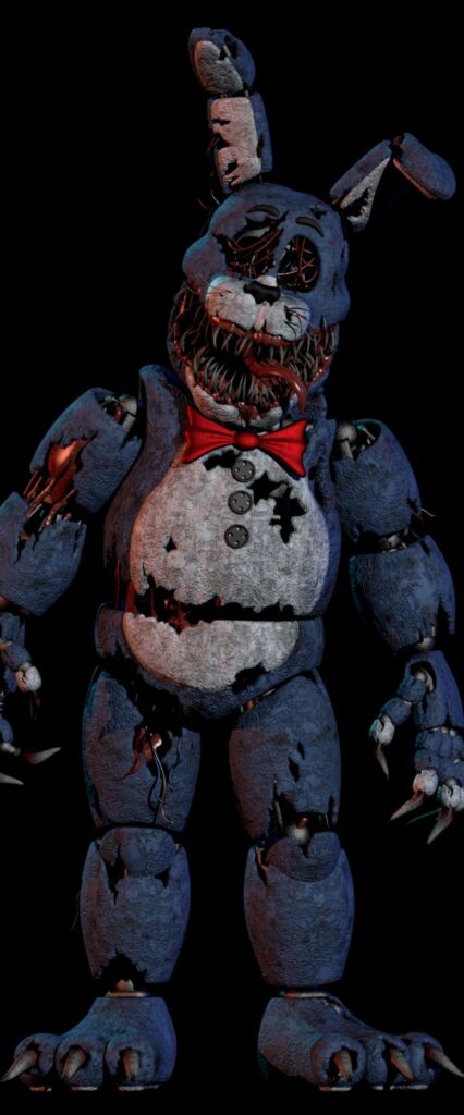 Nightmare Bonnie Wallpaper For iPhone 14