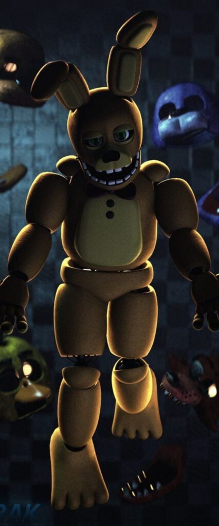 Nightmare Bonnie Wallpaper For iPhone X