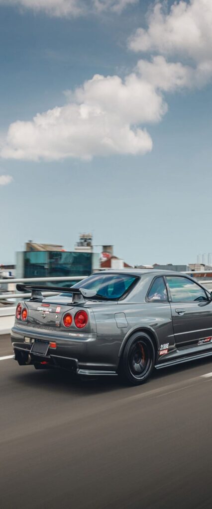 Nissan Skyline R34 GT R HD iPhone Wallpaper