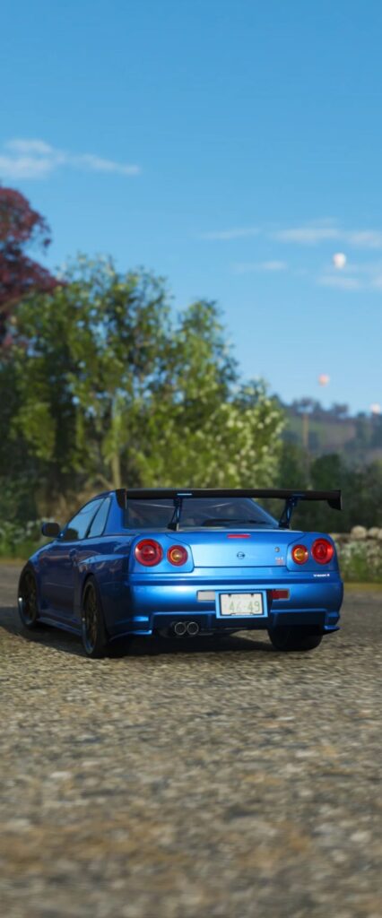 Nissan Skyline R34 GT R Wallpaper For iPhone 11