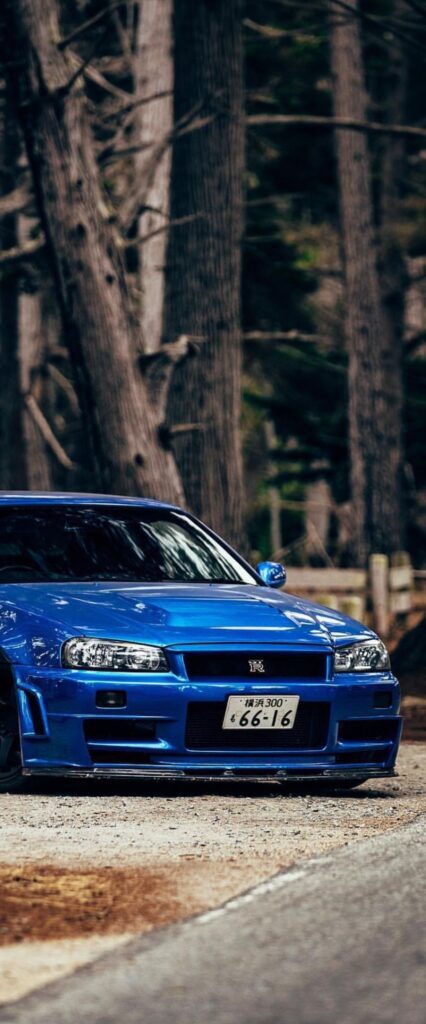 Nissan Skyline R34 GT R iPhone Wallpaper