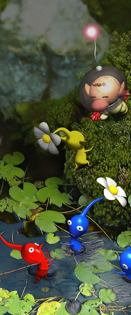 Pikmin Wallpaper For iPhone 14 Pro