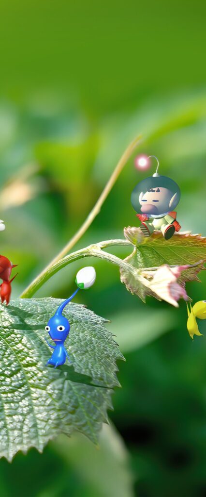 Pikmin iPhone Lock Screen Wallpaper