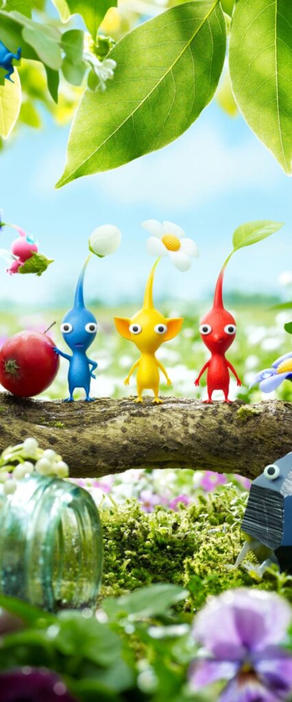 Pikmin iPhone Wallpaper 4k