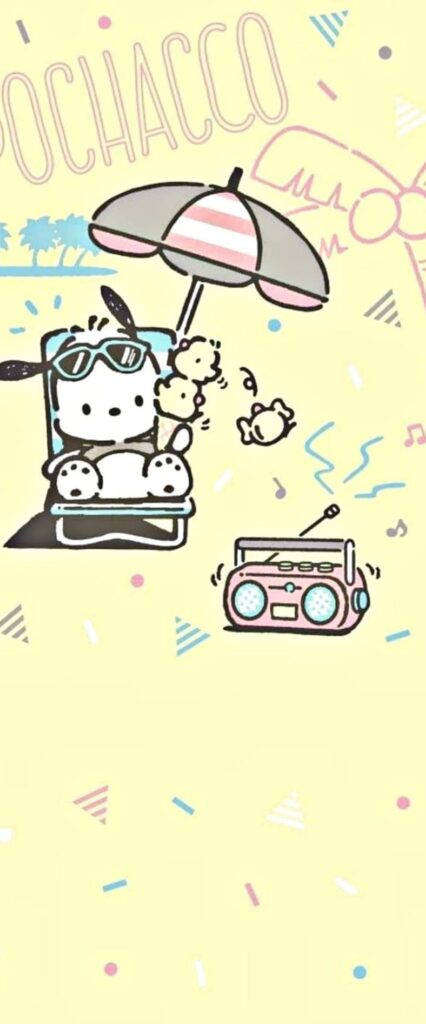 Pochacco HD iPhone Wallpaper