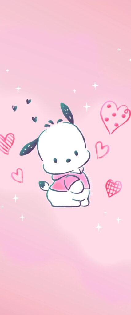 Pochacco iPhone Home Screen Wallpaper