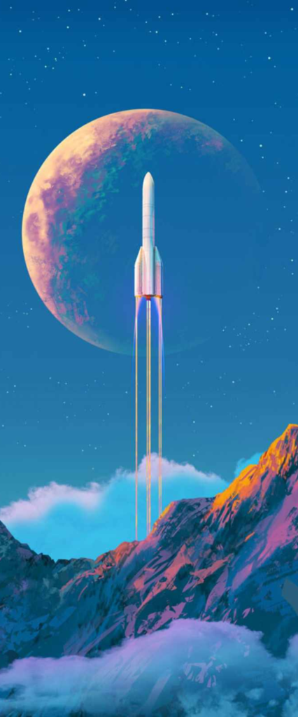 Rocket Wallpaper For iPhone 14 Pro