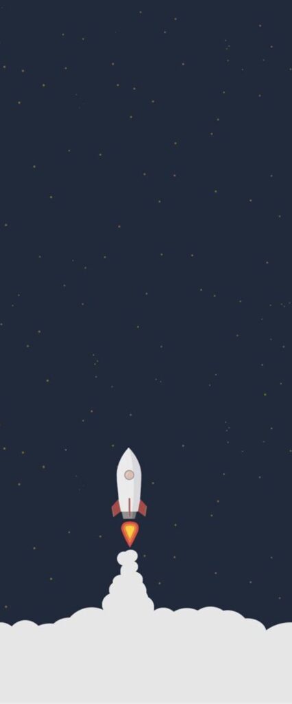 Rocket iPhone Home Screen Wallpaper