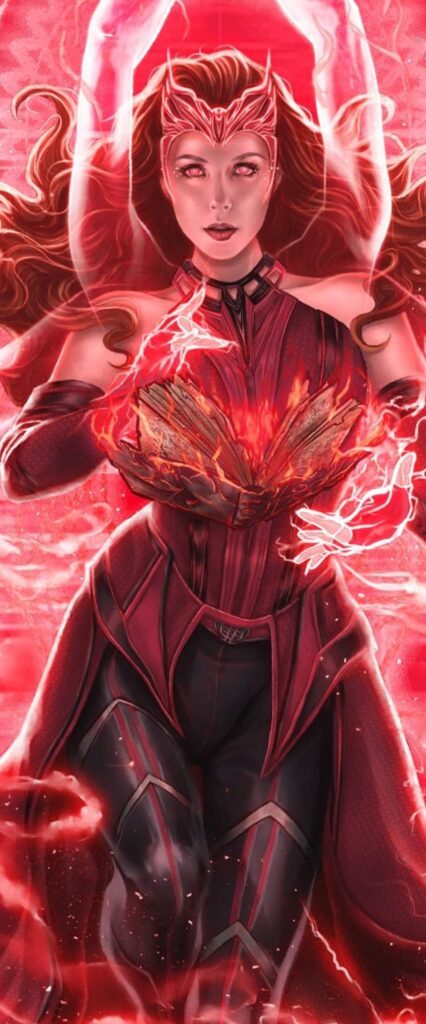 Scarlett Witch Wallpaper For iPhone 12