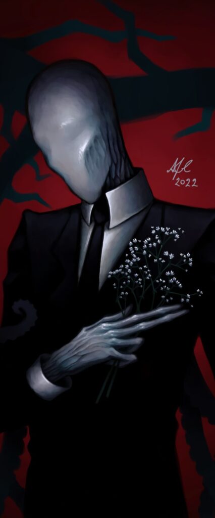 Slender Man iPhone Wallpaper