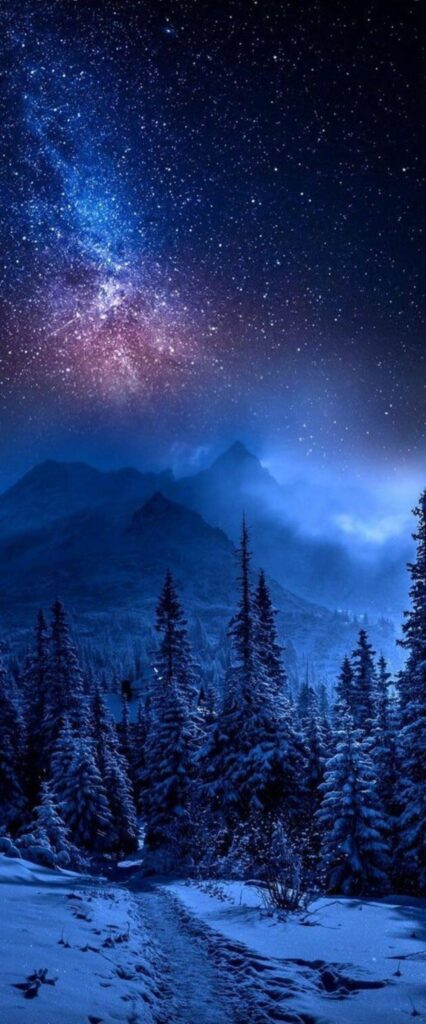Starry Sky Wallpaper For iPhone 12