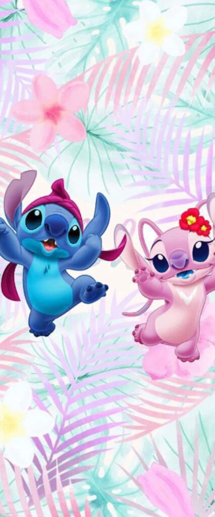 Stitch And Angel Wallpaper For iPhone 11