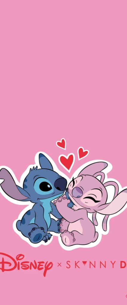 Stitch And Angel Wallpaper For iPhone 12