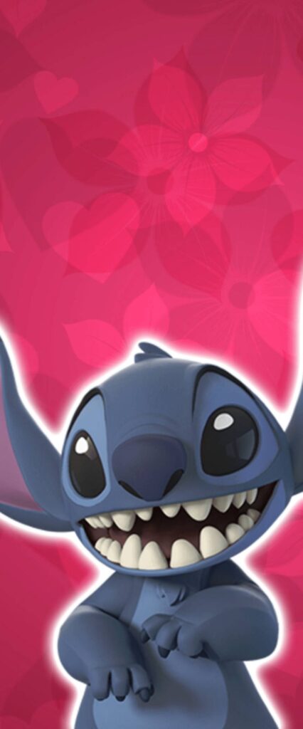 Stitch And Angel iPhone Lock Screen Wallpaper