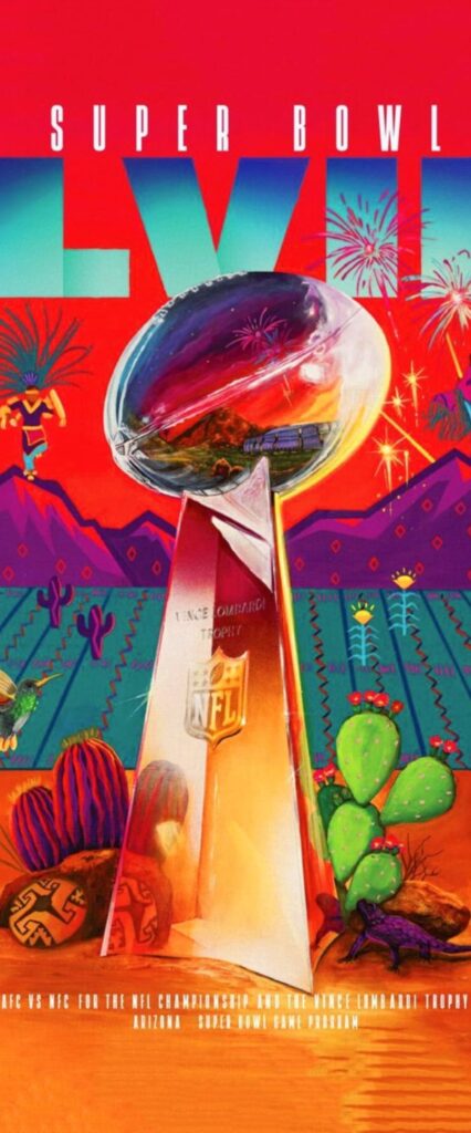 Super Bowl LVII iPhone Wallpaper HD