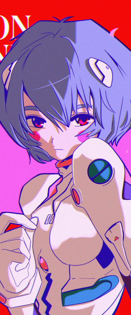 Vaporwave Anime Girl iPhone Wallpaper 4k