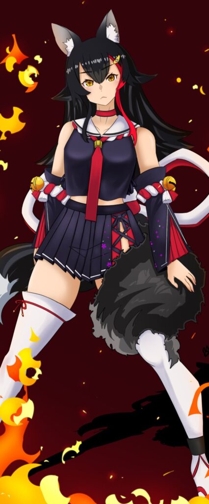 iPhone Wallpaper Ookami Mio