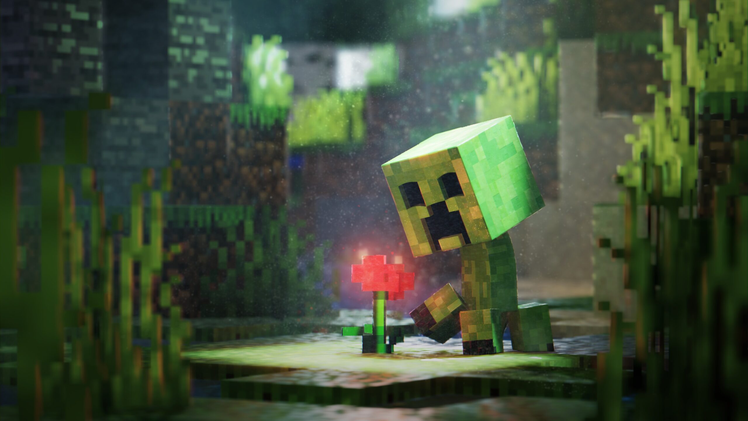 Minecraft desktop online wallpaper