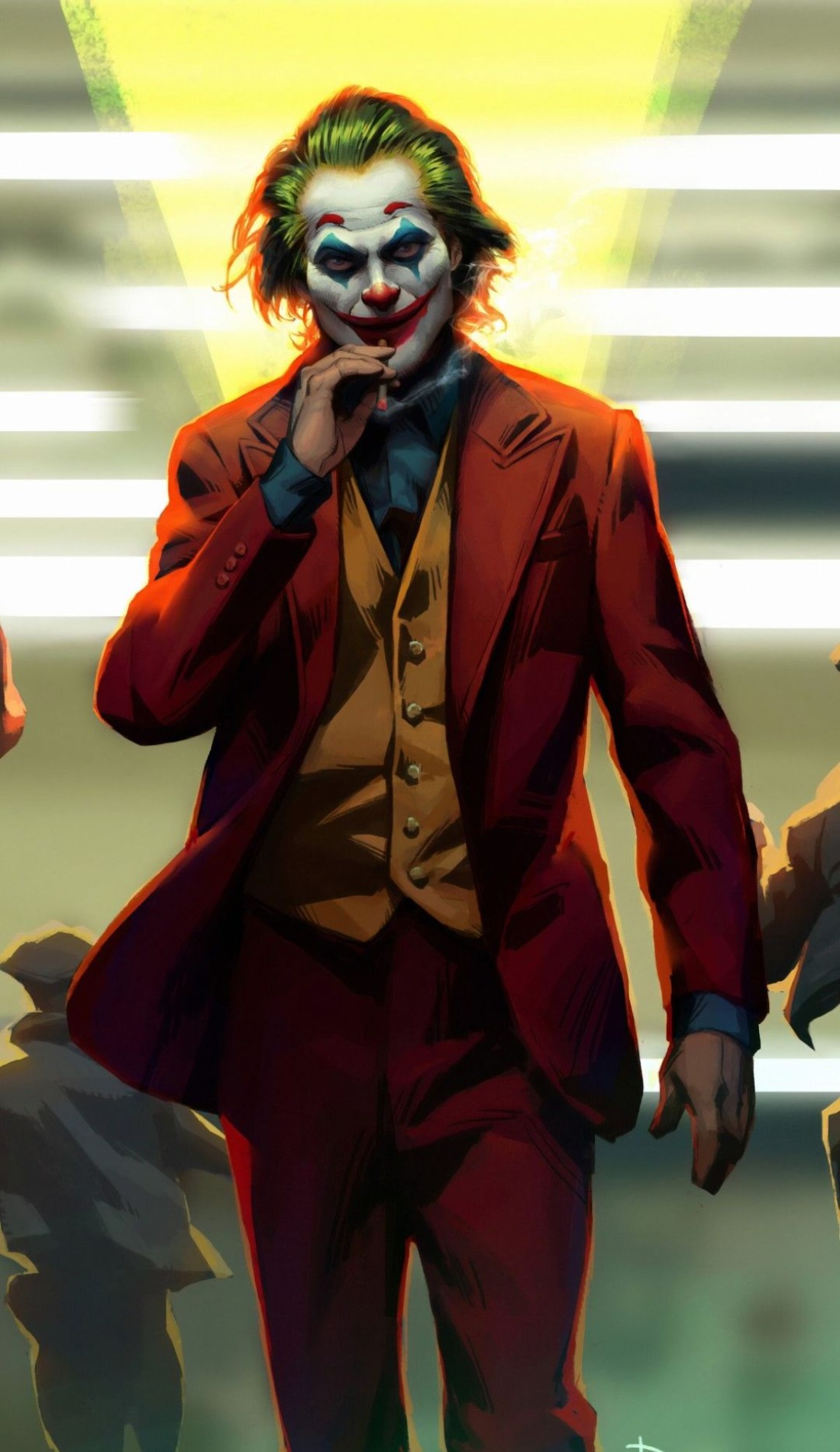 Joker Attitude Wallpaper Smoking walking