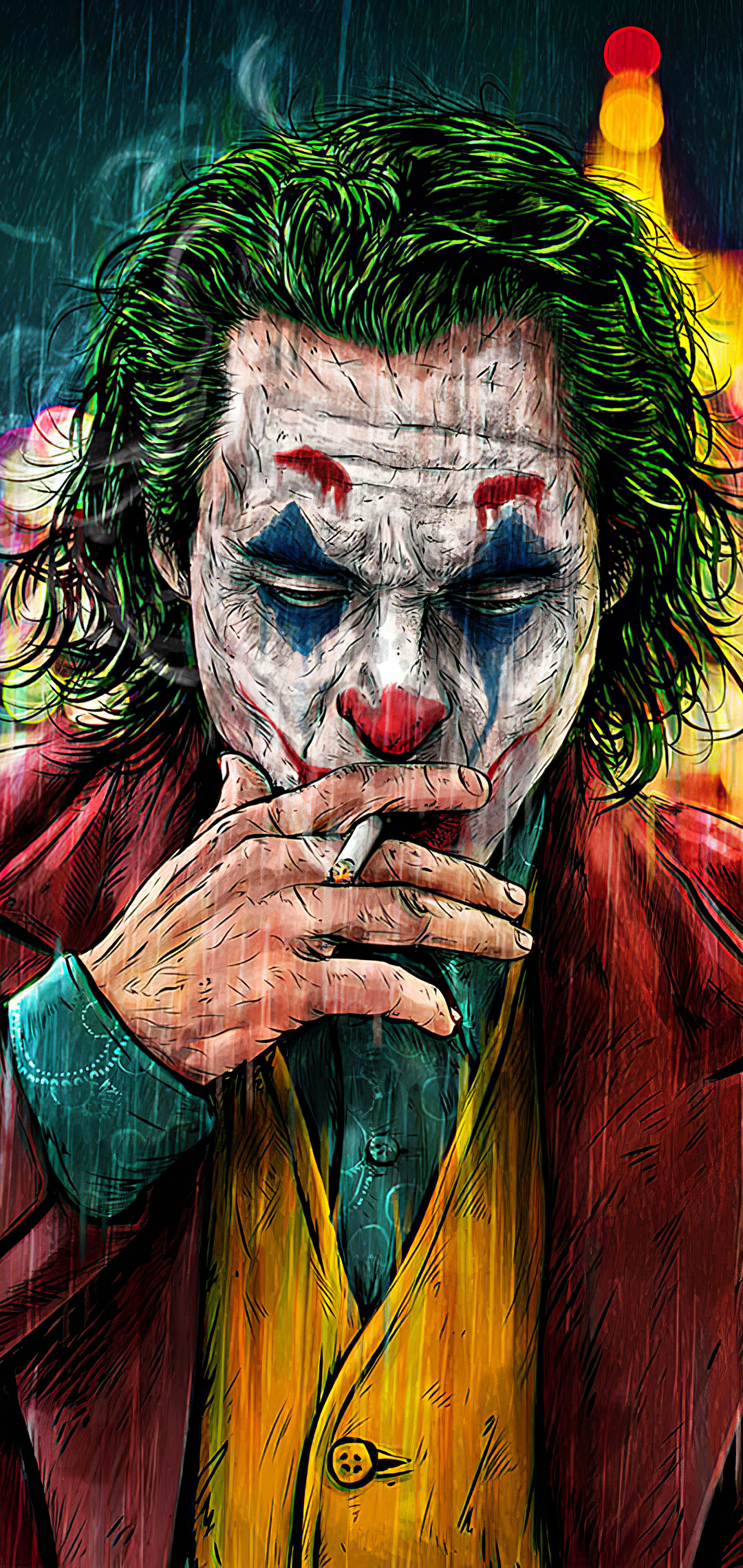 Joker Cigratte Smoking Wallpaper