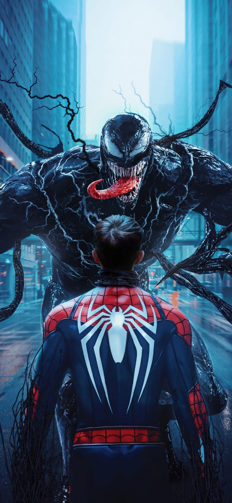 Venom And Spider Man Wallpaper