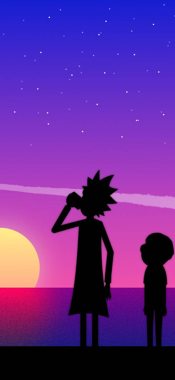 IDeviceWallpapers on X: Rick and morty wallpaper HD Quality Enjoy