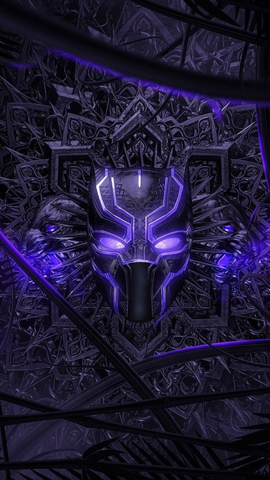 Black Panther Mask Wallpaper