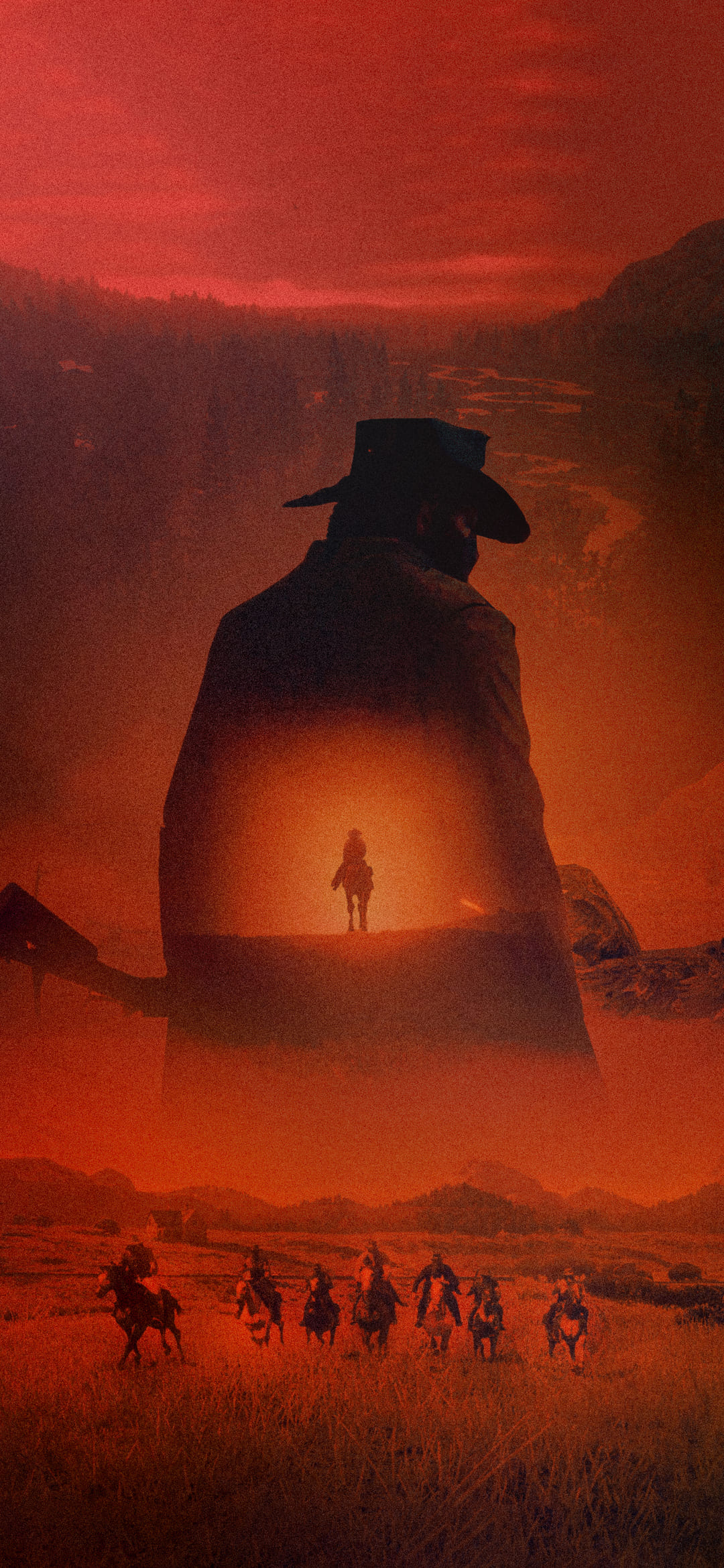 Download Nighttime Red Dead Redemption Ii Phone Wallpaper