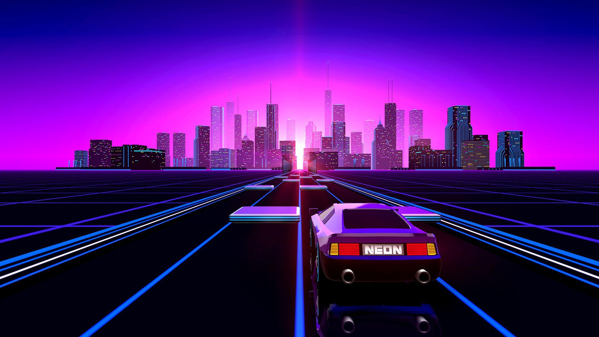 Wallpaper Synthwave