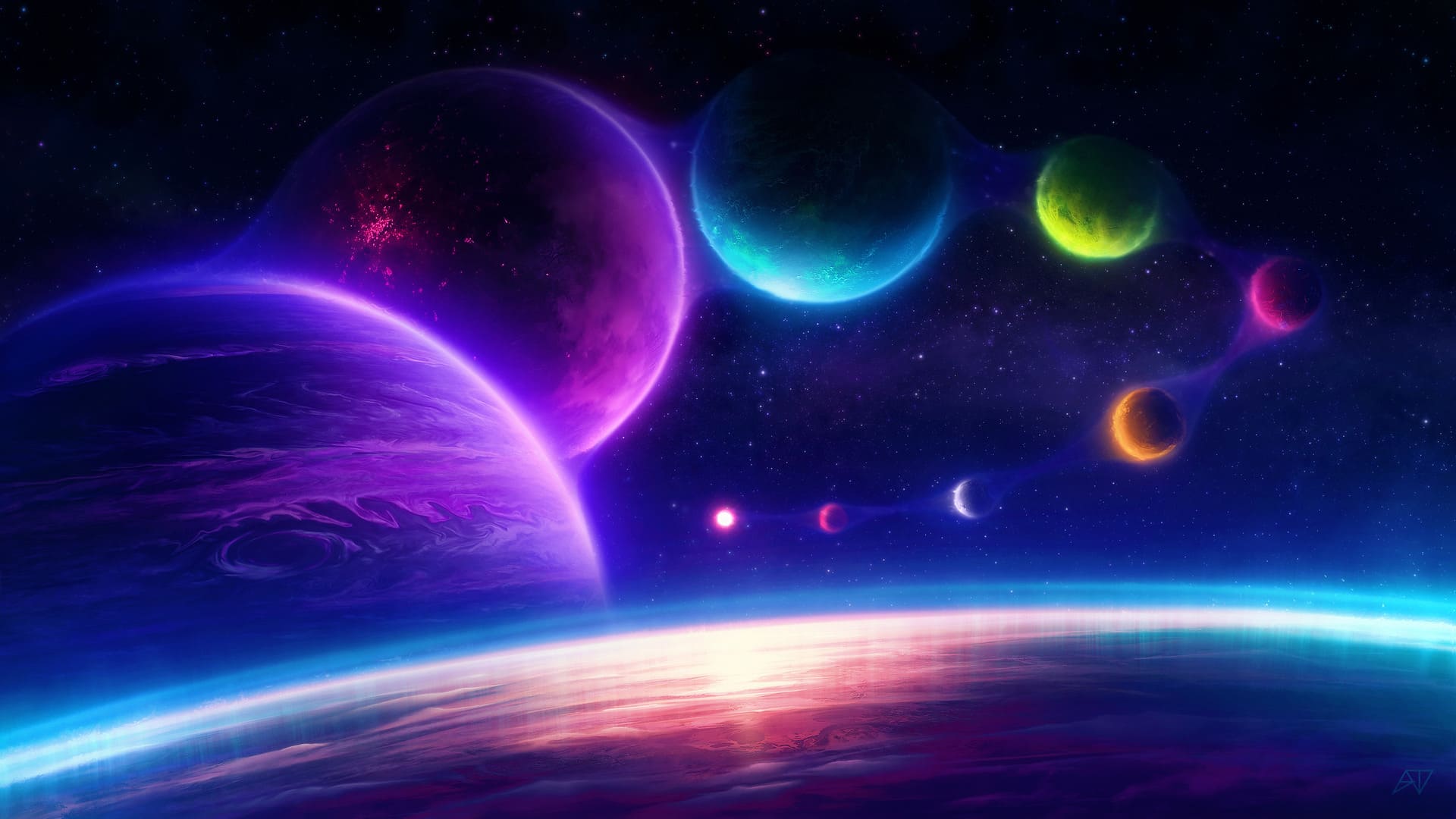 Space desktop deals backgrounds