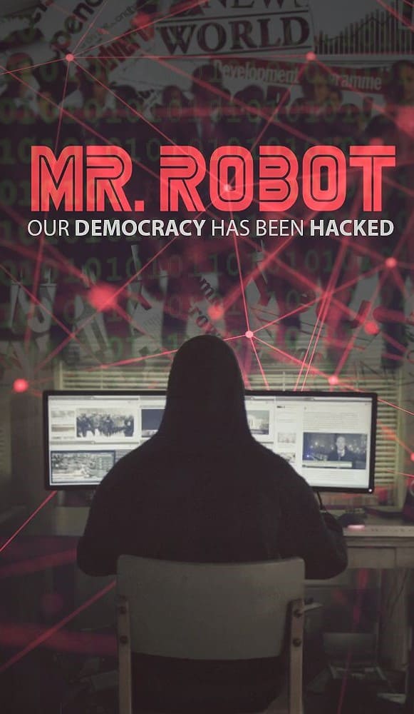 Wallpaper The series Mr. Robot on the desktop / interface