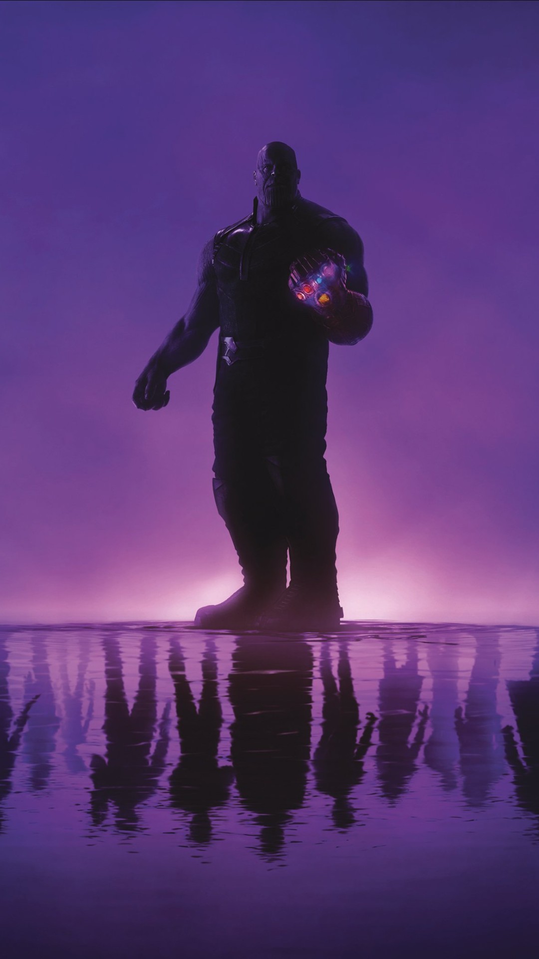 Thanos Purple Wallpaper