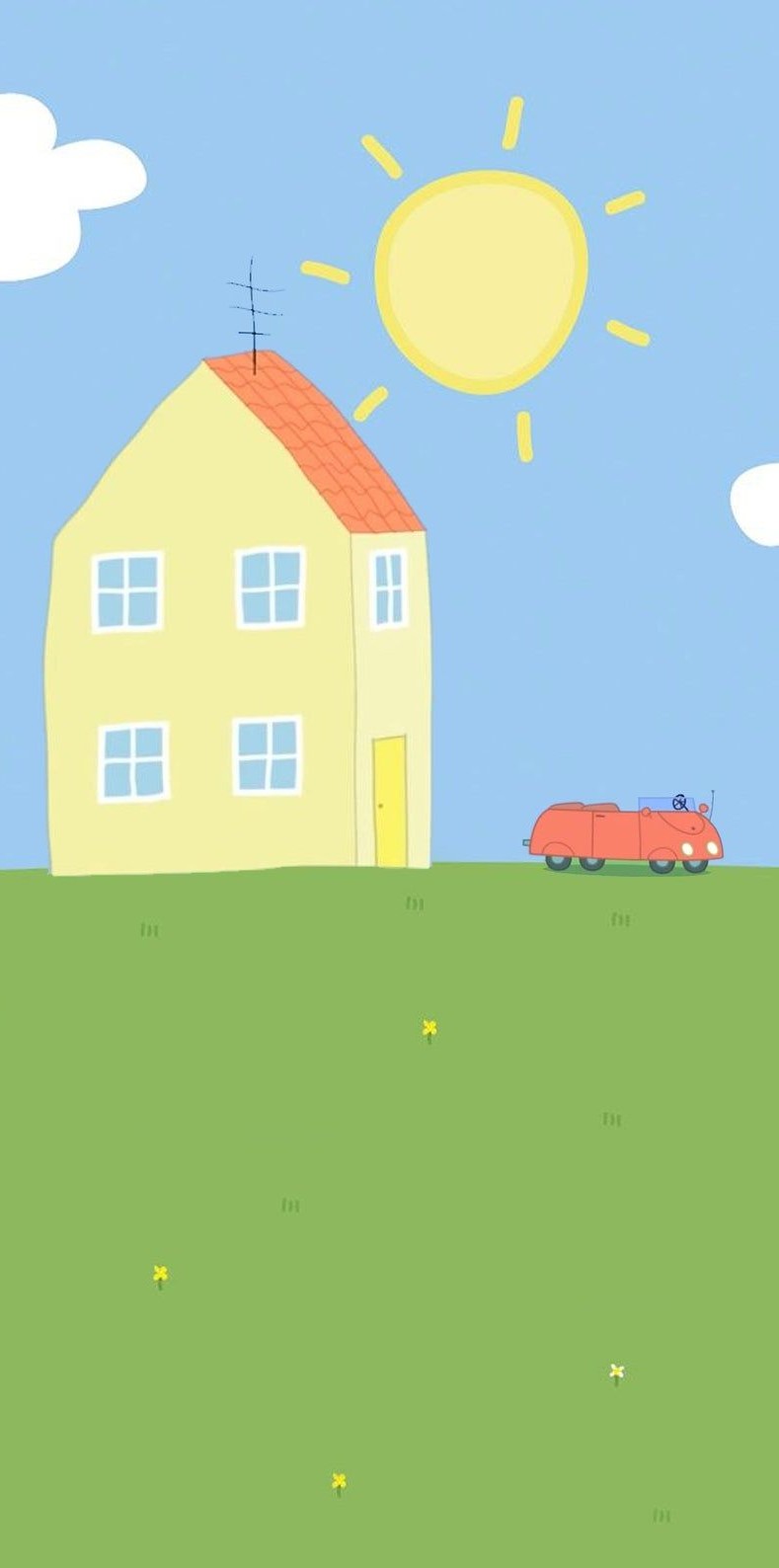 Backgraund Peppa Pig House Wallpaper - EnWallpaper