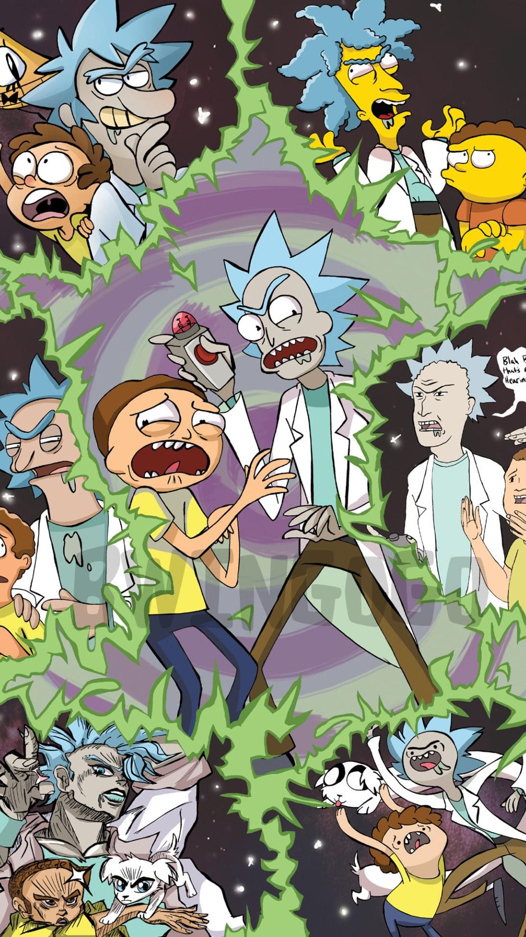 Rick and morty android HD phone wallpaper