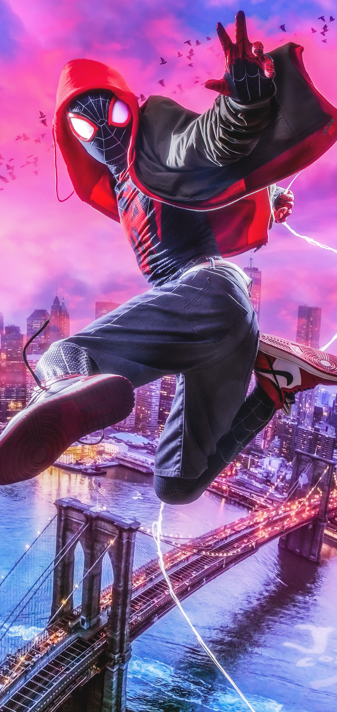 Spider Man Into The Spider Verse Wallpaper For Phone