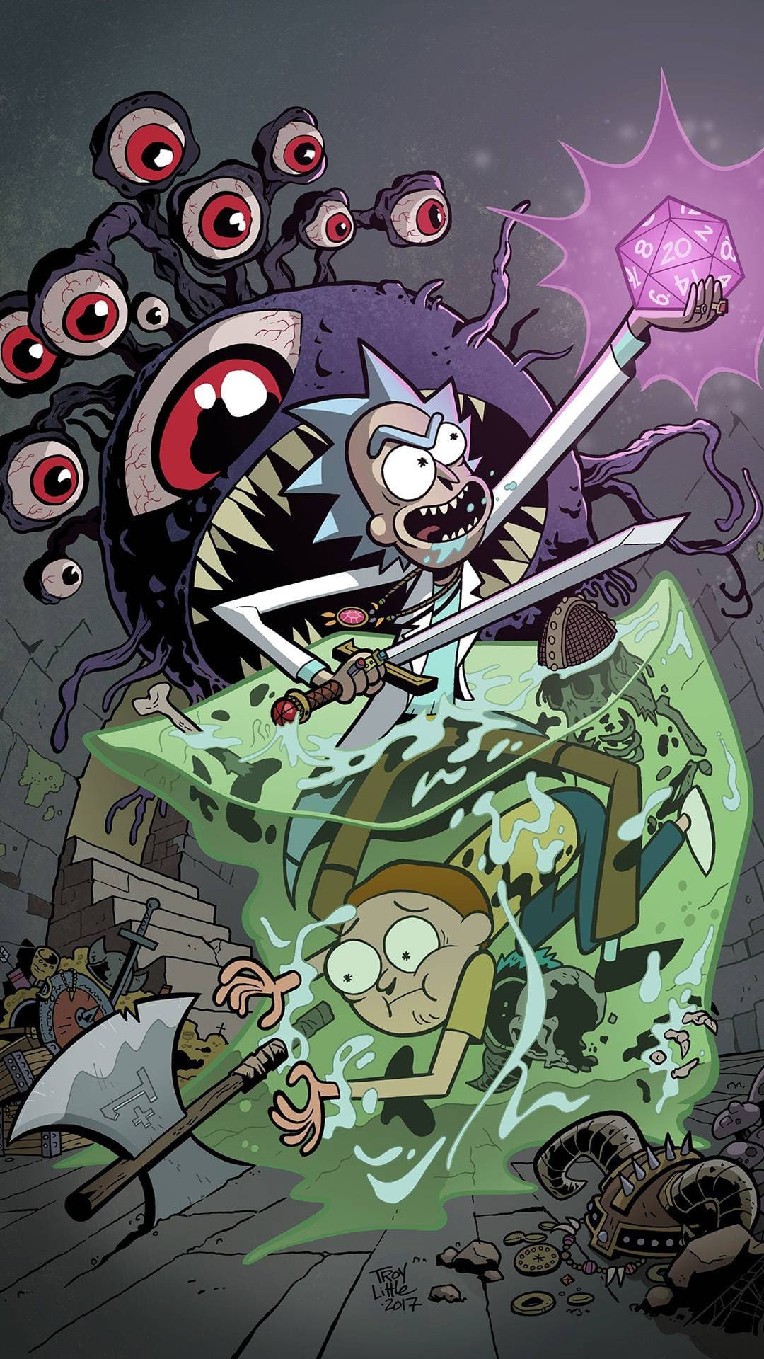 rick and morty ipad wallpaper