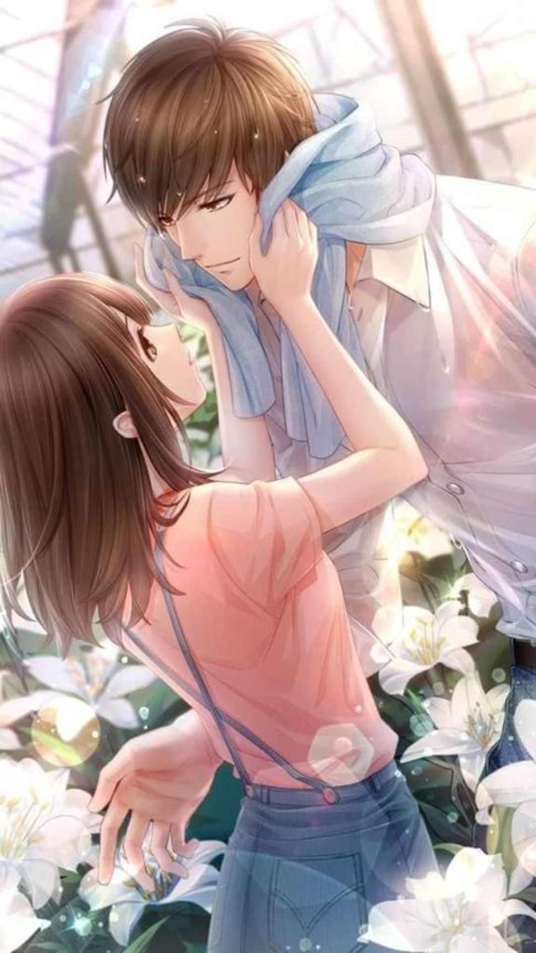 Anime Love iPhone Wallpaper
