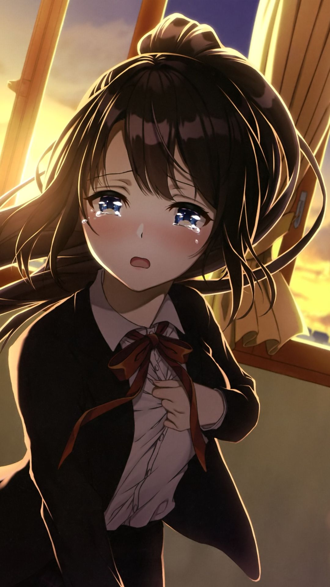 Anime sad, HD phone wallpaper